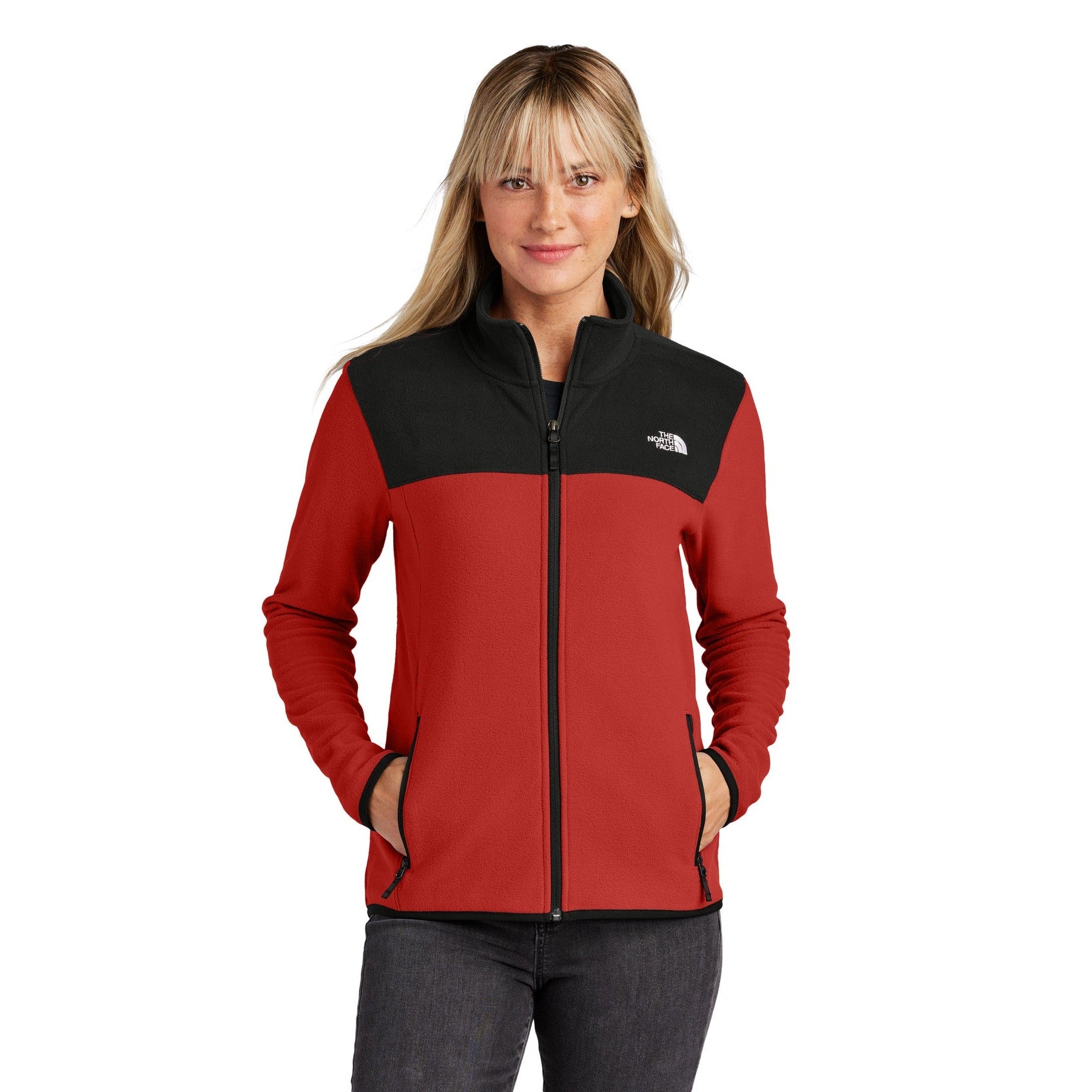 The North Face-The North Face® Women's Glacier Full-Zip Fleece Jacket NF0A7V4K-MedTech-3